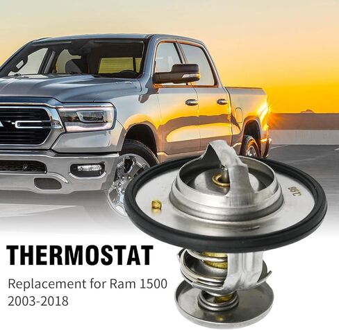 UOIENRT 52028898AE محرك ترموستات 203 ℉ استبدال RAM 1500 2500 3500 5.7L 2003-2018 ، دودج تشالنجر 5.7L ، 6.1L ، 6.2L ، 6.4L ، Chryslers 300 ، Jeep Commander Grand Cherokee 5.7L ، 6.1L ، 6.4L ، 6.4L ، in Saudi Arabia