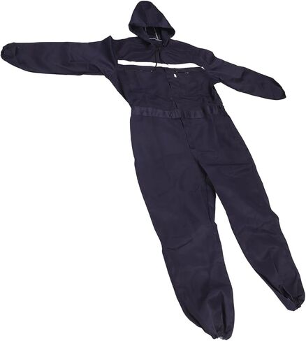 XL مقنعين الأزرق الأزرق الداكن الطويل الأكمام العاكسة Coverall للمصانع in Kuwait