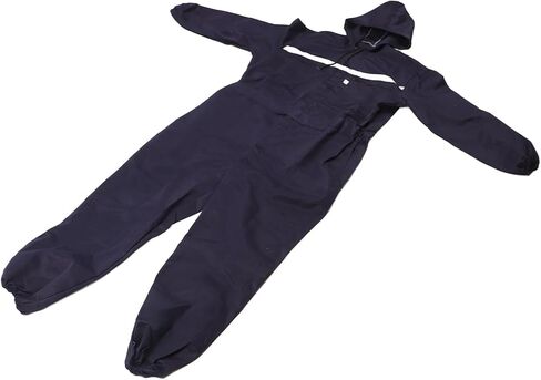XL مقنعين الأزرق الأزرق الداكن الطويل الأكمام العاكسة Coverall للمصانع in Kuwait