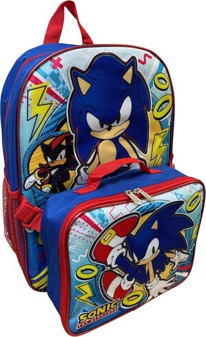 Ruz Sonic The Hedgehog 16 Inclues Packpack مع صندوق غداء مطابق قابل للفصل (Sonic III) in Kuwait