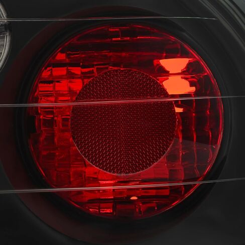 AKKON - For 1993-1997 Honda Civic Del Sol Sport Coupe JDM Black Tail Brake Lights Lamp Left + Right Pair in Saudi Arabia