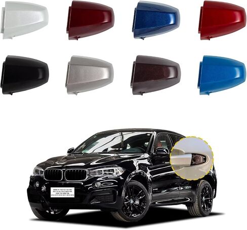 غطاء غطاء مقبض باب السيارة متوافق مع BMW X1 F48 X2 F39 X5 F15 X6 F16 X5M x6M F86 2014-2019 in Saudi Arabia