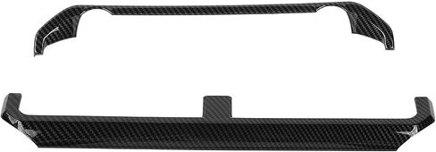 بالنسبة إلى Colorado Dash Console Control Cover Cover to Coleds for Chevrolet Colorado/GMC Canyon 2023 2024 Up Black Carbon Fiber Grain Insories 2pcs in Saudi Arabia