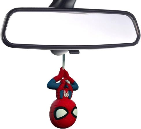 Swing Spider Panda Car Accessories Rearview Mirror Hanger Cool Car Ornament For Office Home Hanging Decor Birthday Funny Gift (A) in Kuwait