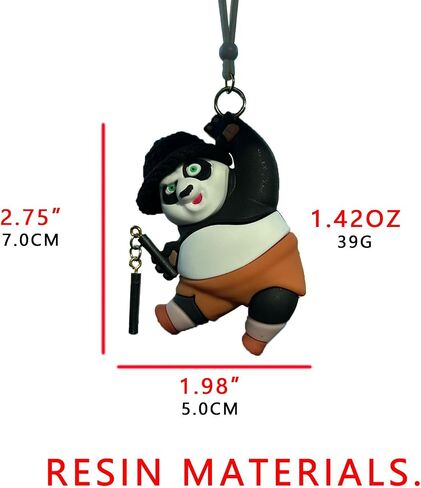 Swing Spider Panda Car Accessories Rearview Mirror Hanger Cool Car Ornament For Office Home Hanging Decor Birthday Funny Gift (A) in Saudi Arabia
