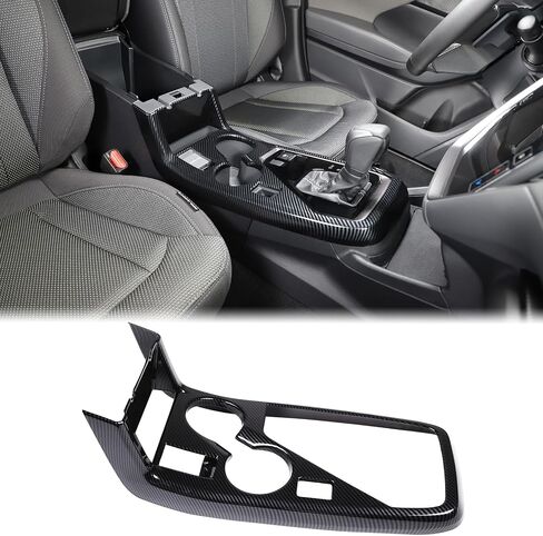 Aunginsy Car Central Control Gear Shift Panel Cover Cup Holder Trim Compatible with Subaru Crosstrek 2023-2025 Car Gear Shifter Console Anti-Scratch Panel Frame Decorative Sticker Protect Accessories in Kuwait
