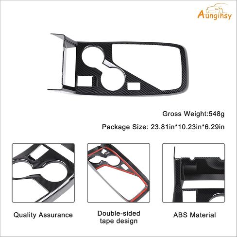Aunginsy Car Central Control Gear Shift Panel Cover Cup Holder Trim Compatible with Subaru Crosstrek 2023-2025 Car Gear Shifter Console Anti-Scratch Panel Frame Decorative Sticker Protect Accessories in Kuwait