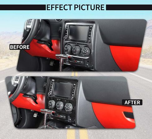 Voodonala Carbon Carbon Cover Cover Cover Cover Trim for Dodge Challenger 2009-2014 in Saudi Arabia