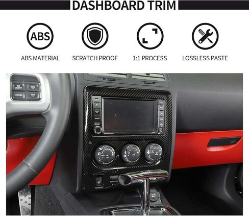 Voodonala Carbon Carbon Cover Cover Cover Cover Trim for Dodge Challenger 2009-2014 in Saudi Arabia