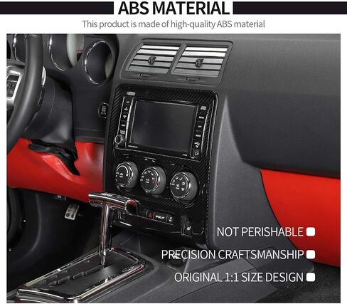 Voodonala Carbon Carbon Cover Cover Cover Cover Trim for Dodge Challenger 2009-2014 in Saudi Arabia