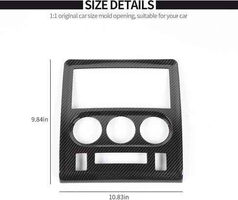 Voodonala Carbon Carbon Cover Cover Cover Cover Trim for Dodge Challenger 2009-2014 in Saudi Arabia