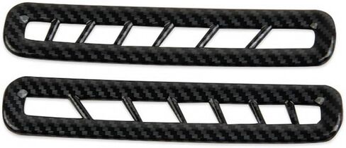 Inner Door Vent Air Outlet Cover Trim Accessories for 2015-2025 Ford Mustang (Carbon Fiber Style) in Saudi Arabia