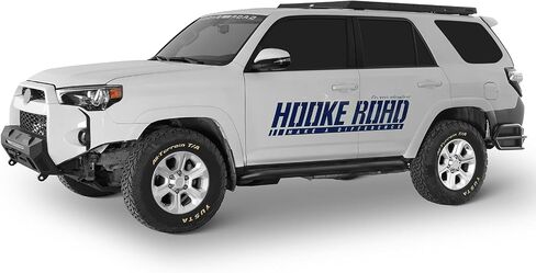 Hooke Road 4Runner Rock Sliders with Kick-Out for 2010-2024 Toyota 4Runner 5th Gen(Exclude Limited, Nightshade, TRD Sport & 10-13 SR5), Runing Board Nerf Bars for Rock Crawling in Saudi Arabia