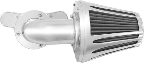 HDBUBALUS Sucker Air Intake Cleaner Kit Air Filter Fit for Harley (Black Housing Grey Element, B-For Touring 00-07/ Dyna 00-17,Softail 00-15) in Saudi Arabia