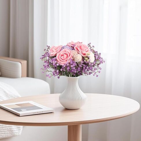 ABAJI Babys Breath Artificial Flowers Gypsophila Real Touch Flowers for Wedding Party Home Garden Decoration in Kuwait