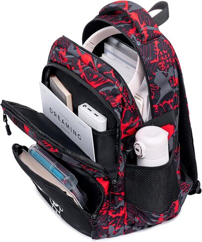 Bluboon Rolling Backpack with Wheels Kids Backpack for Boys Teens Wheeled Bookbag Kids Luggage Travel Hiking in Saudi Arabia
