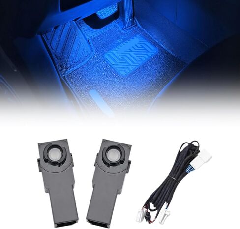 HIGH FLYING for Toyota RAV4 2019-2024 Car Accessories Under Dash Footwell Ambient LED Light Atmosphere Interior Light 1 Kit (Blue Lighted) in Saudi Arabia