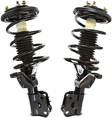 مجموعة Autoshack Front Complete Strut & Coil Spring Assembly for 2001-2005 Honda Civic 2001-2003 Acura EL 1.3L 1.7L FWD | مجموعة السائق والمسافر البديلة CST100168PR in Saudi Arabia