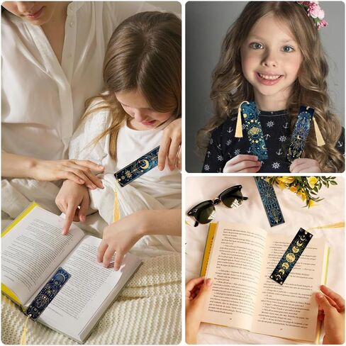 30pcs UV DTF Bookmarks Wraps Transfer Stickers Skull and Flower for Women Men Reading, Waterproof Bookmarkers Decal(No Blank Bookmarks) for Acrylic Plastic Metal Blank Bookmark in Kuwait