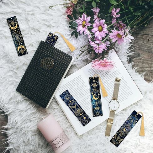 30pcs UV DTF Bookmarks Wraps Transfer Stickers Skull and Flower for Women Men Reading, Waterproof Bookmarkers Decal(No Blank Bookmarks) for Acrylic Plastic Metal Blank Bookmark in Kuwait