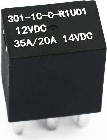 4 حزم 301-1C-C-R1-U01-12VDC Relay ، 35A 12VDC Automotive Relays in Saudi Arabia