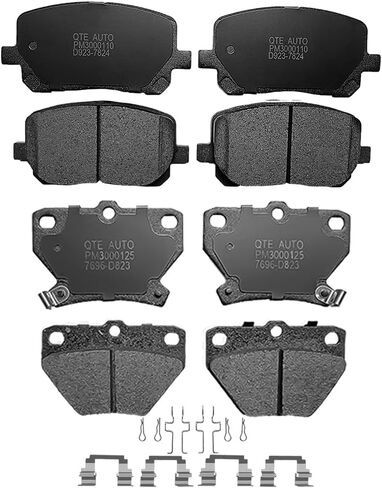 PM Auto Set of 8 Front-Rear Ceramic Brake Pad For 2003-2008 Toyota Matrix XR Base XRS in Saudi Arabia