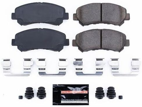 Power Stop Z23-1374 Front Z23 Evolution Sport Carbon Carbon Carbon Confited Carmic Brake Brake مع أجهزة لنيسان Juke و Nissan Maxima و Nissan Maxima و Nissan Sentra [نموذج محدد] in Saudi Arabia