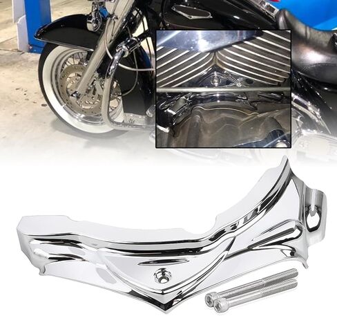 Chrome Motorcycle Cylinder Base Engine Side Covers for Harley Softail 2007-2017 Heritage Softail Springer Fat Boy Night Train Deluxe FLSTN FLSTC FXSTC in Saudi Arabia