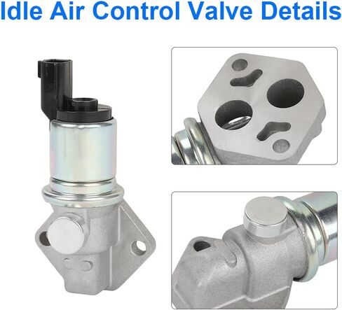 Fuel Injection Idle Air Control Valve Compatible with Suzuki Aerio 2002-2003 Esteem 1999-2002 Sidekick 1996-1998 Auxiliary Air Valve Replacement for 18137-77E00 1813777E00 18134-77E00 AC593 in Saudi Arabia