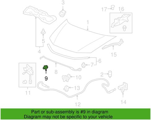 3pcs الدعم الأمامي دعامة قضيب حامل grommet مقاطع 90601-S84-A01 ، 90602-S84-A01 متوافق مع هوندا أوديسي الطيار FIT RB1 KK in Saudi Arabia