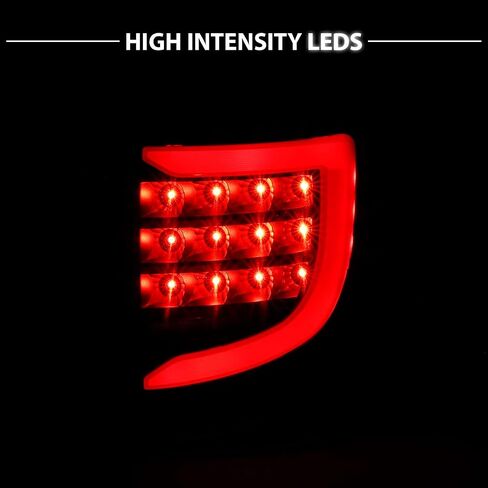 Amerilite C-Type LED Tube أسود بديل للضوء الذيل التجميع لعام 2004-2007 دودج جراند كارافان لكرايسلر تاون آند كونتري-سائق وراكب. in Saudi Arabia