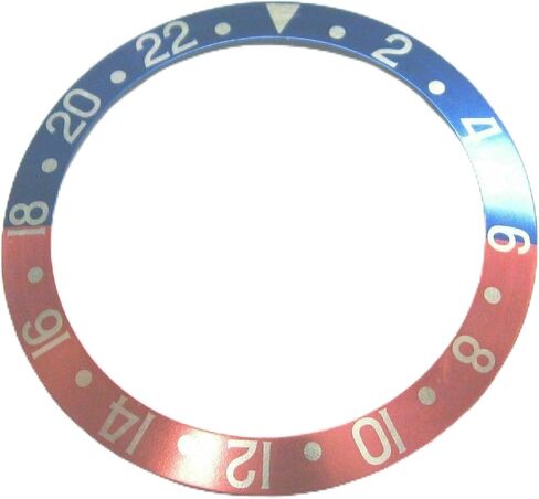 إدراج Ewatchparts إدراج متوافق مع Rolex GMT Watch 16700 16710 16713 16718 16760 Blue/Red باهت in Saudi Arabia