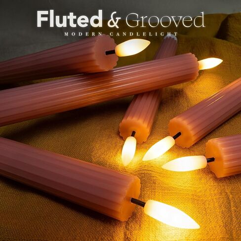 6 حزمة ، 10 بوصة LED LED LODEN GREEN GREEN مزخرفة شموع مزخرفة مضلعة ، وذاكرة الموقت عن بُعد و 24 ساعة ، وزر أو إيقاف تشغيلها ، و dimmable ، وضع وميض ، بطارية ، زفاف مينورا عيد الميلاد in Saudi Arabia