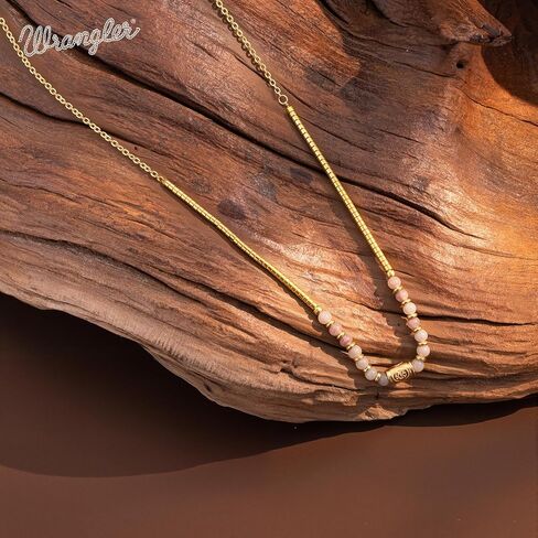 Montana West Wrangler Western Chain Necklace for Women 14K Retro Pendant Necklace Mashing Jewelry Dainty Jewelry in Saudi Arabia