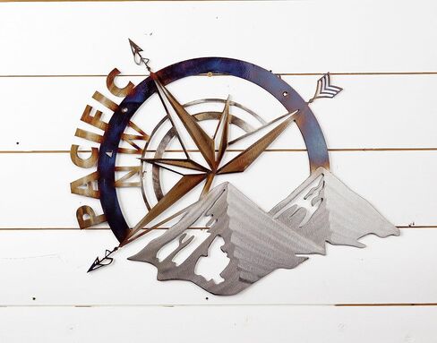 Pacific Northwest Pnw Steel Decor Decor Metal Wall Art Sign in Saudi Arabia