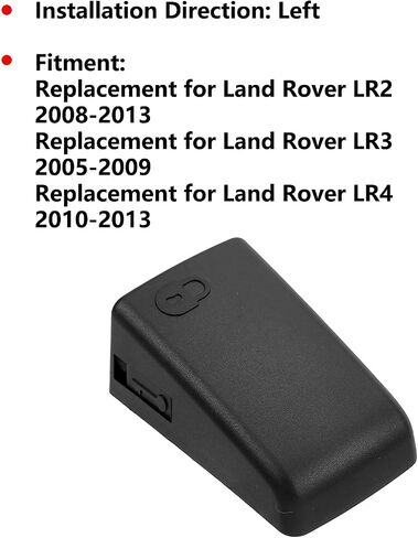 Qiilu Car Door Driver Handle Cover,Door Driver Left Handle LR032995 Fit for LR2 2008‑2013/LR3 2005-2009/LR4 2010-2013 in Saudi Arabia