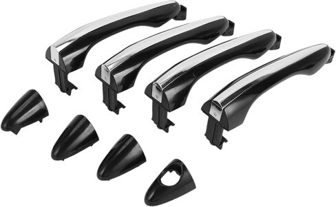 Front Left Right Rear Left Right Car Exterior Door Handles for Kia Optima 2011-2015 Durable Door Handle Replacement No.826512T010/826622T000 ABS 1 Set in Saudi Arabia