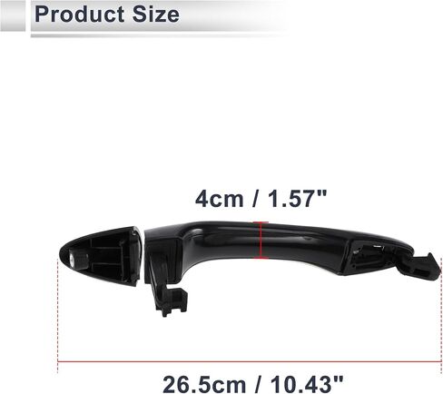 Front Left Right Rear Left Right Car Exterior Door Handles for Kia Optima 2011-2015 Durable Door Handle Replacement No.826512T010/826622T000 ABS 1 Set in Saudi Arabia