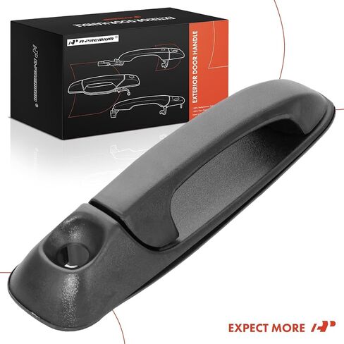 A-Premium Front Passenger Side Exterior Door Handle with Keyhole Compatible with Dodge Ram 1500 2002-2008, Ram 2500 2003-2009, Ram 3500 2003-2010, Ram 4500 5500, Durango, Dakota & Mitsubishi Raider in Saudi Arabia