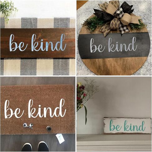 الإستنسل الترحيبي الكبير للطلاء - 6 حزمة ترحيب قوالب الاستنسل للطلاء على الخشب ، والرسائل القابلة لإعادة الاستخدام للرسائل لعلامات الحرف الخشبية للطباش in Kuwait