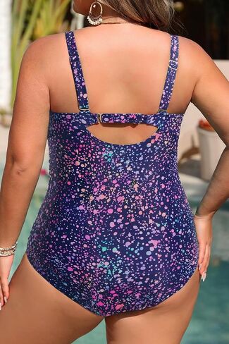 Daci Plus Size Simpluit Swimsuit - بدلة الاستحمام للبطن النسائي تغطية كاملة التغطية 2025 in Kuwait