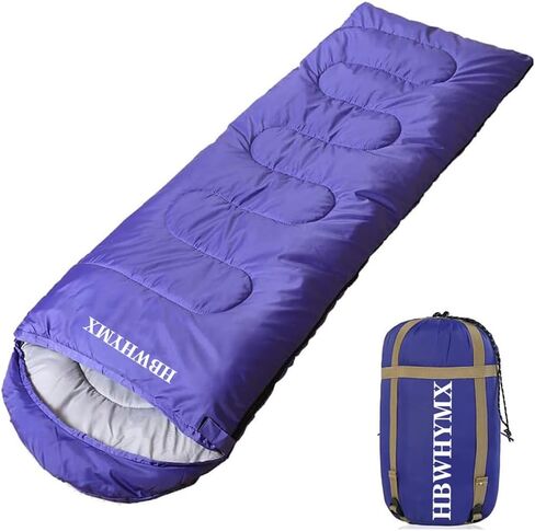 Blue Sleeping Bags for Adults Backpacking Lightweight Waterproof- Cold Weather Sleeping Bag for Warm Camping Hiking Outdoor Travel Hunting with Camping Sleeping Bag (Blue1, 86 x 31.5inches) in Kuwait