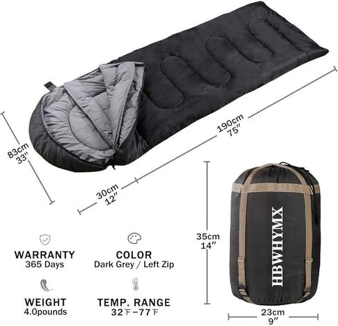 Blue Sleeping Bags for Adults Backpacking Lightweight Waterproof- Cold Weather Sleeping Bag for Warm Camping Hiking Outdoor Travel Hunting with Camping Sleeping Bag (Blue1, 86 x 31.5inches) in Kuwait