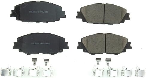 Power Stop 17-2176 Front Z17 Evolution Ceramic Brake Pads with Hardware For Toyota Corolla 2019-2022, Toyota Prius Prime 2020-2022 [Model Specific] in Saudi Arabia