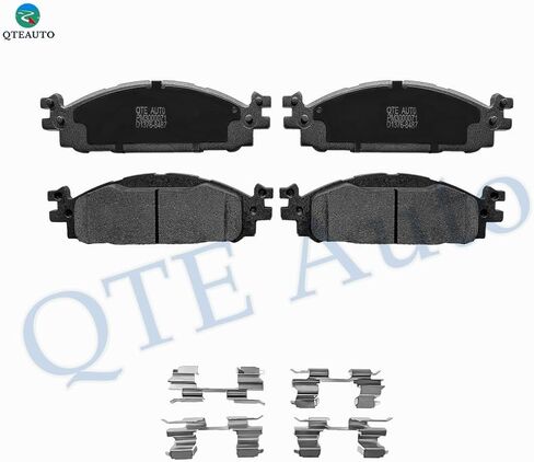PM Auto Front Brake Pads Replacement For 2011-2019 Ford Explorer, 2009-2019 Ford Flex, 2010-2019 Ford Taurus, 2010-2012 Lincoln MKS, 2010-2019 Lincoln MKT, Set of 4 Ceramic Brakes Pads in Saudi Arabia