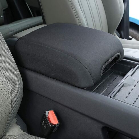 طقم غطاء ذراع وحدة التحكم ، وسادة مسند ذراع وحدة التحكم في السيارات ، تناسب لاند روفر Defender 110 Accessories 2020 ، واقي منظم الملحقات (النسيج الأسود) in Saudi Arabia
