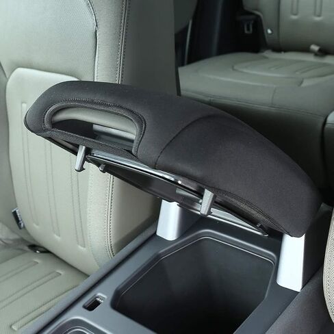 طقم غطاء ذراع وحدة التحكم ، وسادة مسند ذراع وحدة التحكم في السيارات ، تناسب لاند روفر Defender 110 Accessories 2020 ، واقي منظم الملحقات (النسيج الأسود) in Saudi Arabia