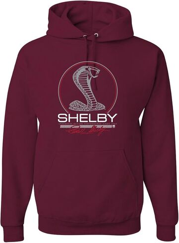 Wild Bobby Shelby Cobra USA Logo Emblem Powered by Ford Motors Cars and Trucks Unisex Hoodie Sweatshirt in Saudi Arabia