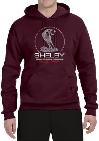 Wild Bobby Shelby Cobra USA Logo Emblem Powered by Ford Motors Cars and Trucks Unisex Hoodie Sweatshirt in Saudi Arabia