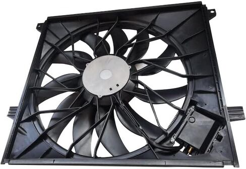 A/C Cooling Condenser Fan Assembly - Compatible with 2002-2005 Mercedes-Benz ML500 in Saudi Arabia